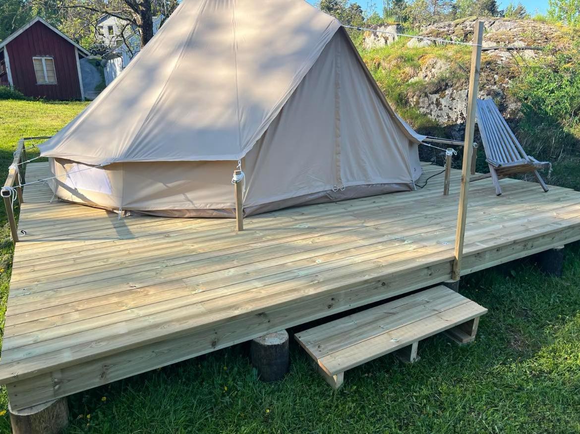 Hommen Gard Glamping Otel Risør Dış mekan fotoğraf
